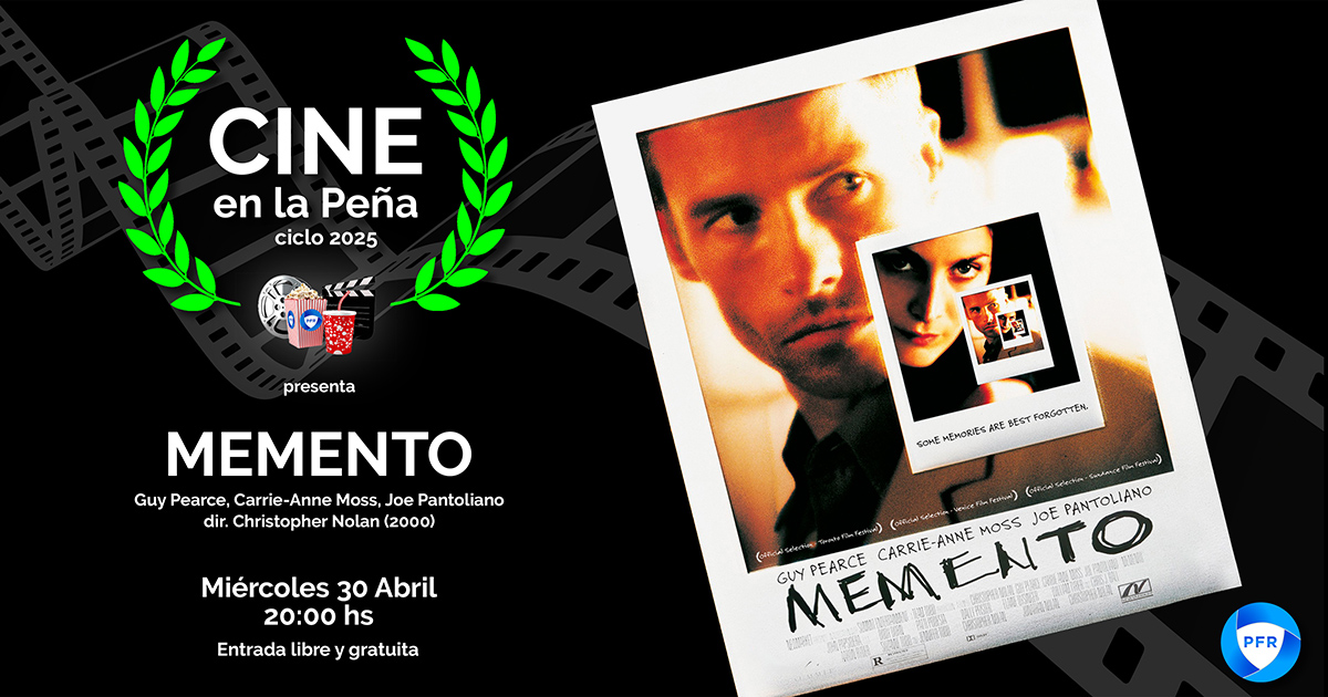 CINE EN LA PEÑA - 'MEMENTO' (2000)